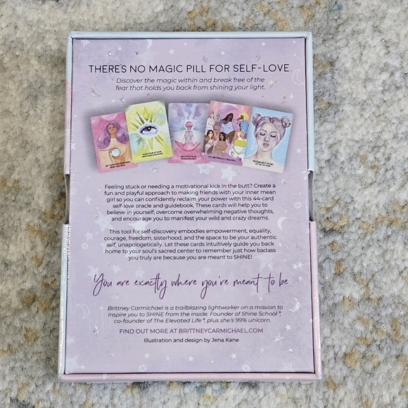 Shine From The Inside Oracle cards by Brittney Carmichael - Picture 2 of 8